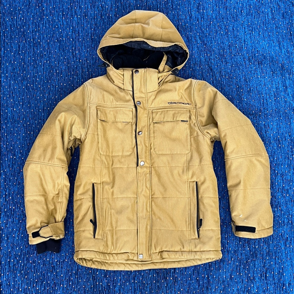 Obermeyer Kids mustard yellow ski/snowboard jacket size 18 juniors
